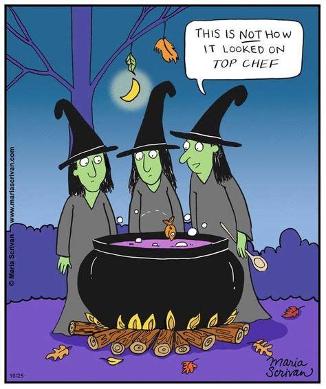 Halloween witch cartoons